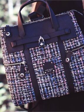 Henri Bendel Jetsetter Tweed with Black Trim